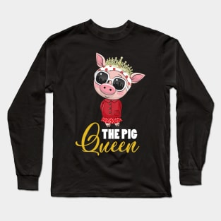 The Pig Queen Long Sleeve T-Shirt